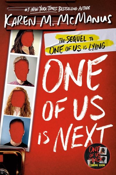 Book cover of One of Us Is Next