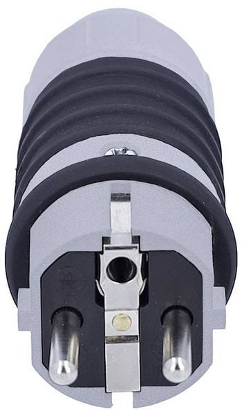 Produktbild: AS Schwabe 62301 Schutzkontaktstecker 230V Grau, Schwarz IP54