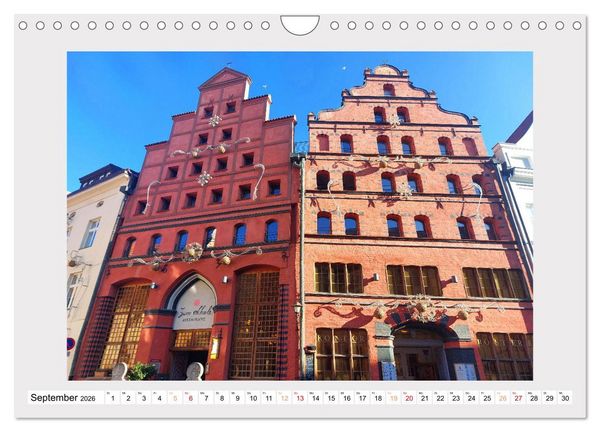 Produktbild: Stralsund genie&szlig;en (Wandkalender 2026 DIN A4 quer), CALVENDO Monatskalender