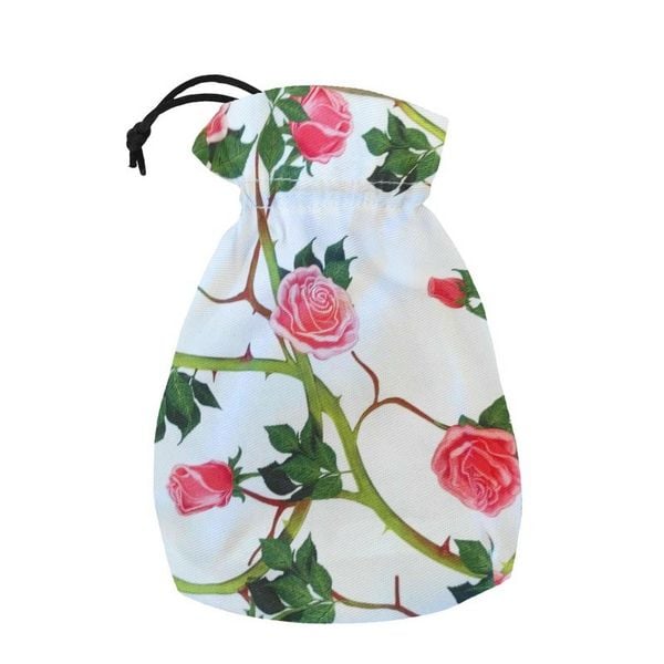Q-Workshop QWO98482 - Full Art Dice Pouch: Roses, Würfelbeutel, Baumwoll