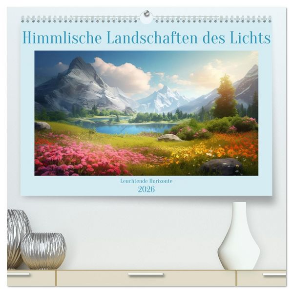 Himmlische Landschaften des Lichts (hochwertiger Premium Wandkalender 2026 DIN A2 quer), Kunstdruck in Hochglanz
