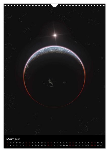 Produktbild: Weit entfernte Welten (Wandkalender 2026 DIN A3 hoch), CALVENDO Monatskalender
