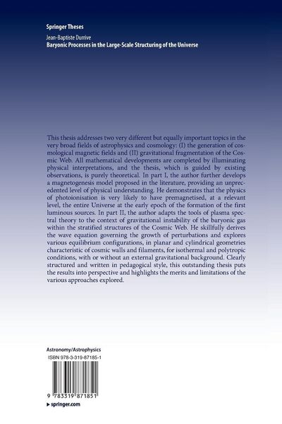 Produktbild: Baryonic Processes in the Large-Scale Structuring of the Universe
