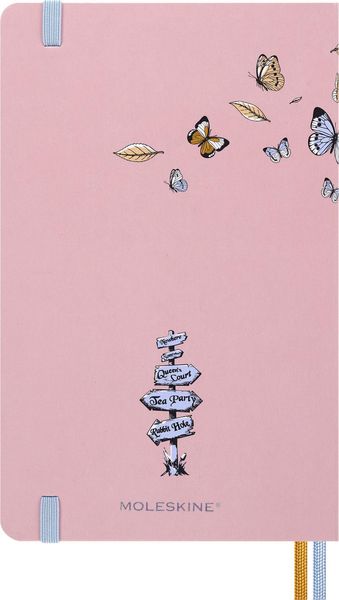 Produktbild: Moleskine Alice im Wunderland Notizbuch limitierte Ausgabe, L/A5, liniert, fester Einband, wiederverwendbare thematische Box