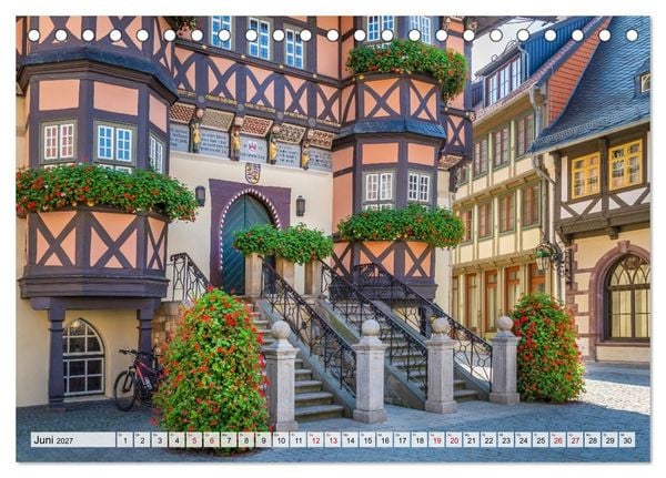 Produktbild: Historischer Charme Europas (Tischkalender 2027 DIN A5 quer), CALVENDO Monatskalender