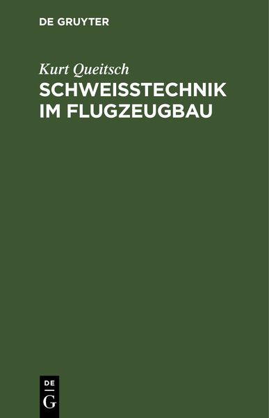 Produktbild: Schwei&szlig;technik im Flugzeugbau