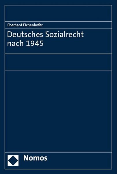 Produktbild: Deutsches Sozialrecht nach 1945