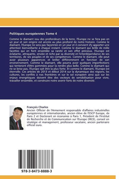 Produktbild: Politiques europ&eacute;ennes Tome 4
