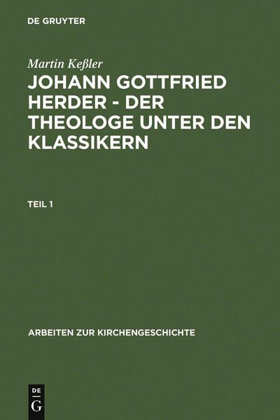 Produktbild: Johann Gottfried Herder - der Theologe unter den Klassikern