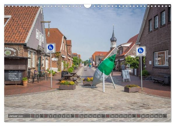 Produktbild: Hooksiel im Friesland (Wandkalender 2026 DIN A3 quer), CALVENDO Monatskalender