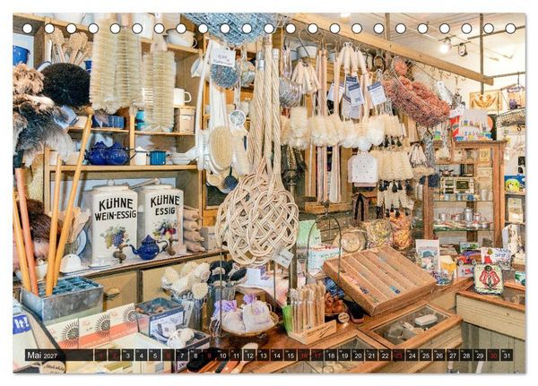 Produktbild: Kolonialwarenl&auml;den Zwischen Notwendigkeit und Luxus (Tischkalender 2027 DIN A5 quer), CALVENDO Monatskalender