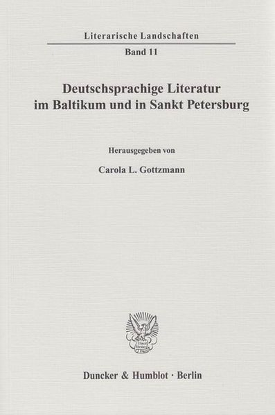 Produktbild: Deutschsprachige Literatur im Baltikum und in Sankt Petersburg.