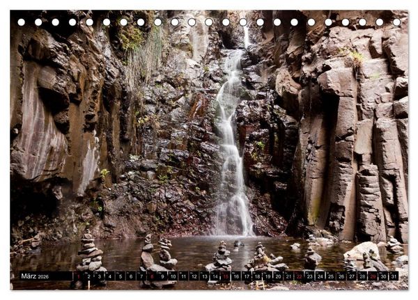 Produktbild: La Gomera - Valle Gran Rey (Tischkalender 2026 DIN A5 quer), CALVENDO Monatskalender
