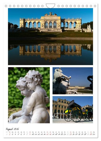 Produktbild: Schloss Sch&ouml;nbrunn im Wandel der Jahreszeiten (Wandkalender 2026 DIN A4 hoch), CALVENDO Monatskalender