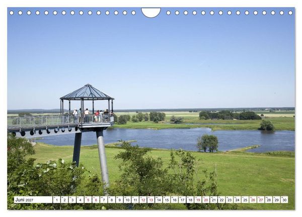 Produktbild: Elbetal Nord - Radland Deutschland (Wandkalender 2027 DIN A4 quer), CALVENDO Monatskalender
