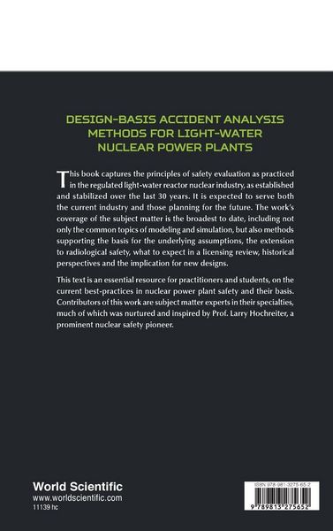 Produktbild: DESIGN-BASIS ACCIDENT ANALY METHOD LIGHT-WATER NUCL POWER