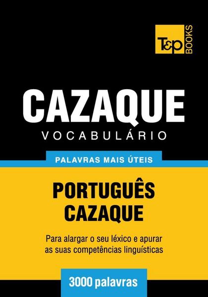 Produktbild: Vocabul&aacute;rio Portugu&ecirc;s-Cazaque - 3000 palavras