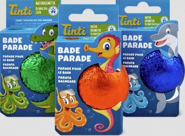 Badeparade im Thekendisplay