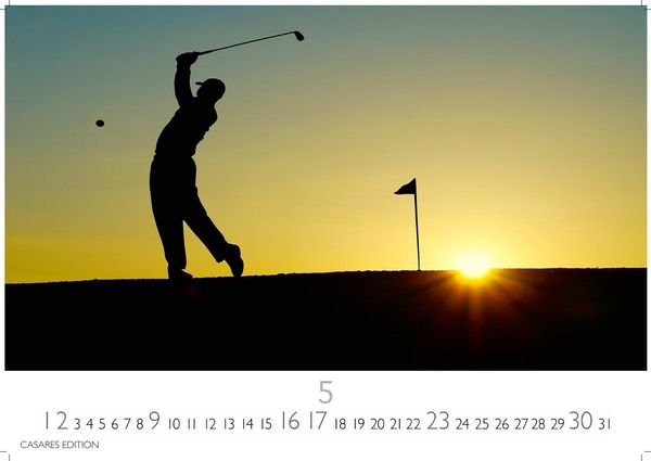 Produktbild: Golf Kalender 2027 &ndash; Wandkalender | Fotokalender |Golfkalender Kalender f&uuml;r Golfliebhaber, Sportkalender 24x35cm