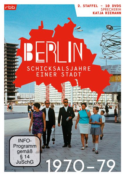 Produktbild: Berlin - Schicksalsjahre einer Stadt - Staffel 2 (1970-1979) [10 DVDs]