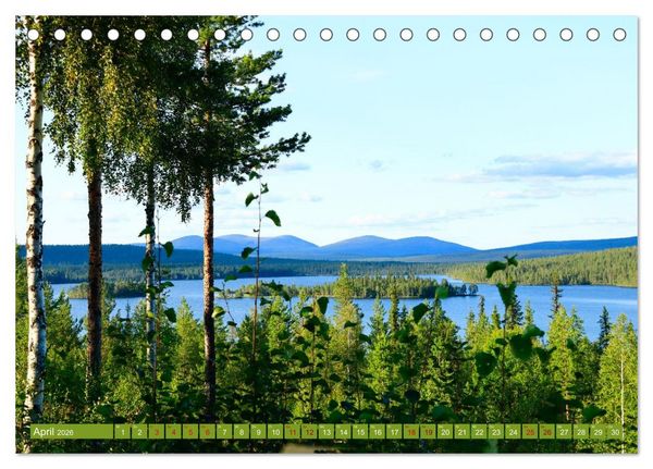 Produktbild: Finnisch Lappland (Tischkalender 2026 DIN A5 quer), CALVENDO Monatskalender