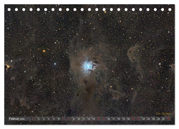 Produktbild: Deep Sky Kalender (Tischkalender 2026 DIN A5 quer), CALVENDO Monatskalender
