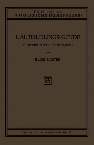 Produktbild: Lautbildungskunde