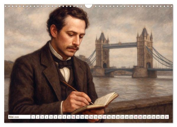 Produktbild: Theodor Fontane (Wandkalender 2026 DIN A3 quer), CALVENDO Monatskalender
