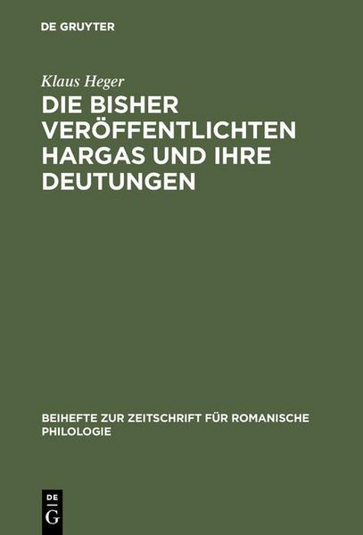 Produktbild: Die bisher ver&ouml;ffentlichten Hargas und ihre Deutungen
