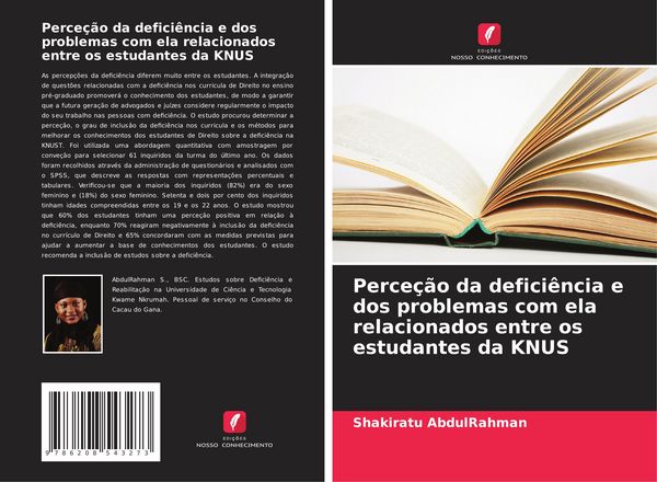 Produktbild: Perce&ccedil;&atilde;o da defici&ecirc;ncia e dos problemas com ela relacionados entre os estudantes da KNUS