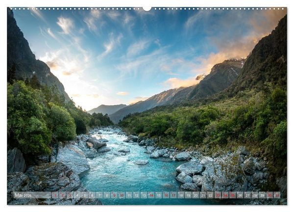 Produktbild: Nat&uuml;rlich Neuseeland (Wandkalender 2026 DIN A2 quer), CALVENDO Monatskalender