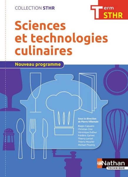 Produktbild: Sciences et Technologies Culinaires; Terminale Sthr; Livre de l