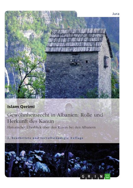 Produktbild: Gewohnheitsrecht in Albanien: Rolle und Herkunft des Kanun