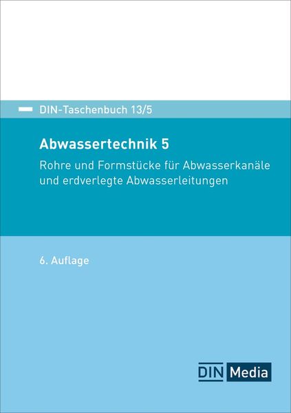 Produktbild: DIN-Taschenbuch 13/5