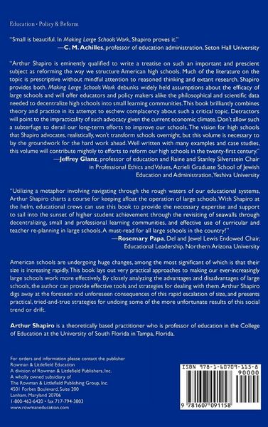Produktbild: Making Large Schools Work
