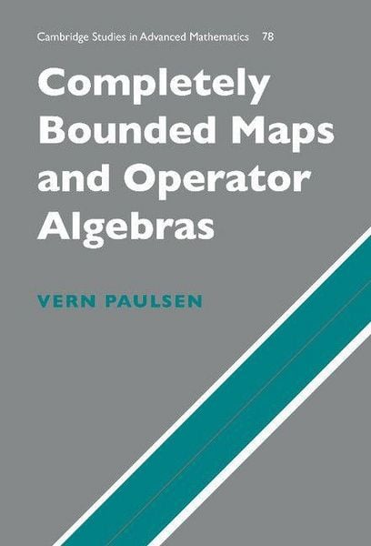Produktbild: Completely Bounded Maps and Operator Algebras