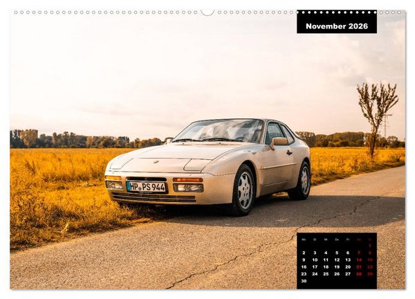 Produktbild: &acute;89 Porsche 944 S2 (hochwertiger Premium Wandkalender 2026 DIN A2 quer), Kunstdruck in Hochglanz