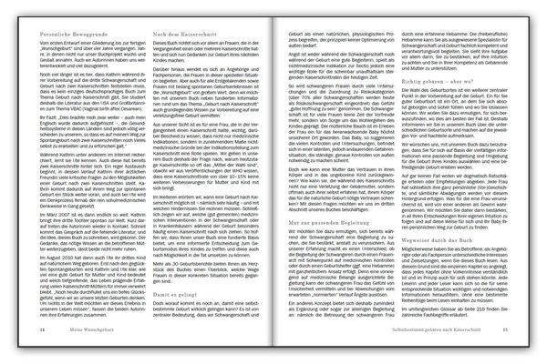 Produktbild: Meine Wunschgeburt - Selbstbestimmt geb&auml;ren nach Kaiserschnitt: Begleitbuch f&uuml;r Schwangere, ihre Partner und geburtshilfliche Fachpersonen