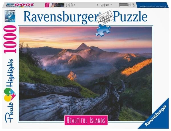 Puzzle Ravensburger Stratovulkan Bromo, Indonesien? 1000 Teile