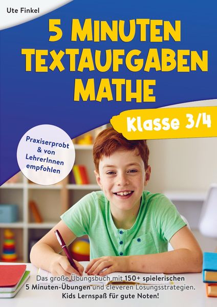 Produktbild: 5 Minuten Textaufgaben Klasse 3/4 Mathe