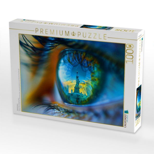Produktbild: CALVENDO Puzzle Freiheitsstatue | 1000 Teile Lege-Gr&ouml;&szlig;e 64x48cm Foto-Puzzle f&uuml;r gl&uuml;ckliche Stunden
