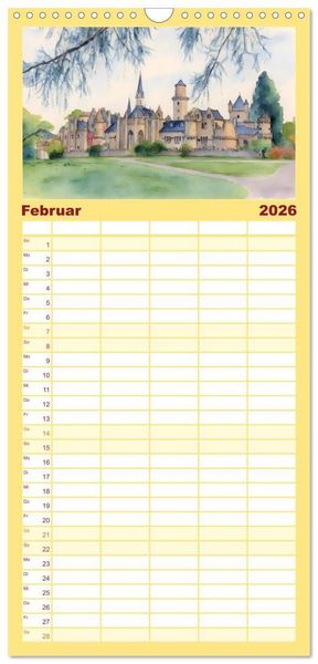 Produktbild: Familienplaner 2026 - DOCUMENTA-Stadt Kassel mit 5 Spalten (Wandkalender, 21 x 45 cm) CALVENDO