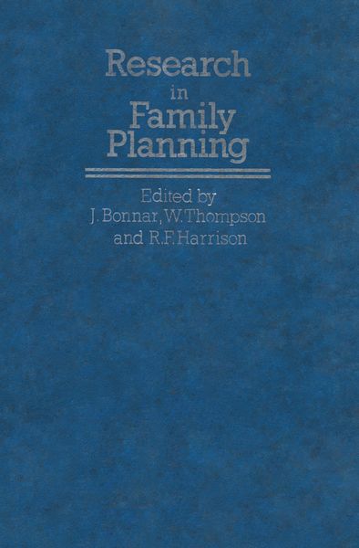 Produktbild: Research in Family Planning