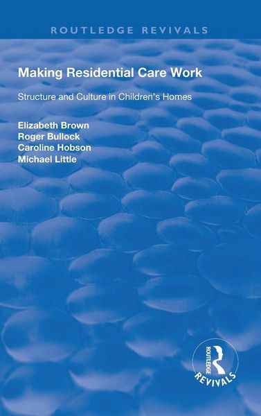 Produktbild: Making Residential Care Work