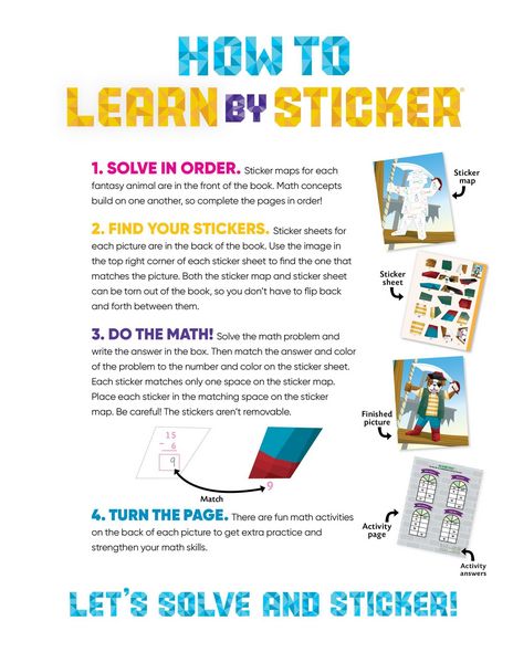 Produktbild: Learn by Sticker: More Addition & Subtraction