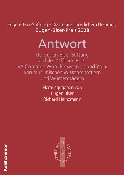 Produktbild: Antwort der Eugen-Biser-Stiftung auf den Offenen Brief "A Common Word between Us and You"