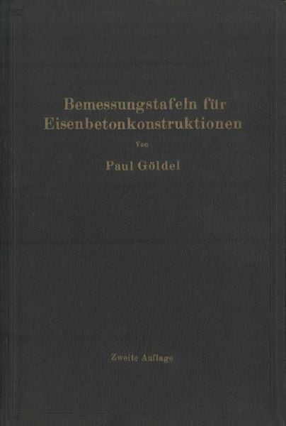 Produktbild: Bemessungstafeln f&uuml;r Eisenbetonkonstruktionen