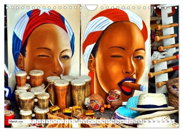 Produktbild: Cuban Cigars - Blue haze in Havana (Wall Calendar 2026 DIN A4 landscape), CALVENDO 12 Month Wall Calendar