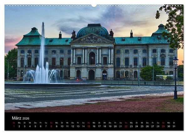 Produktbild: Dresden 2026 (Wandkalender 2026 DIN A2 quer), CALVENDO Monatskalender