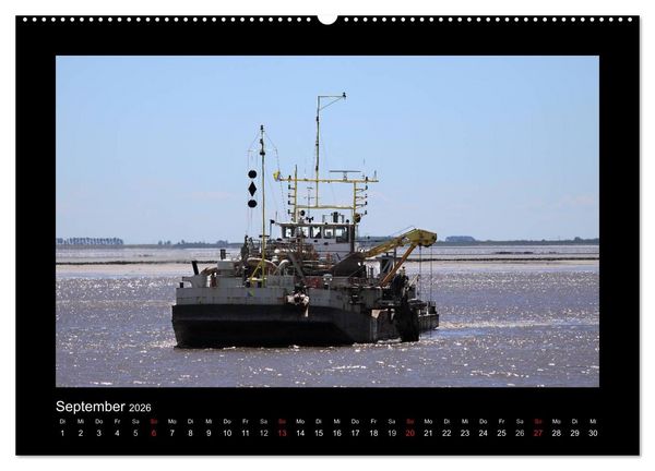 Produktbild: Auf Gro&szlig;e Fahrt - Schiffe im Hafen und auf See (Wandkalender 2026 DIN A2 quer), CALVENDO Monatskalender